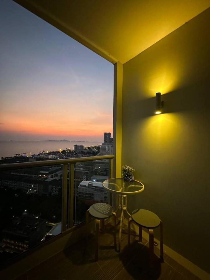 The Riviera Jomtien Studio Sea View High Floor Lägenhet Exteriör bild