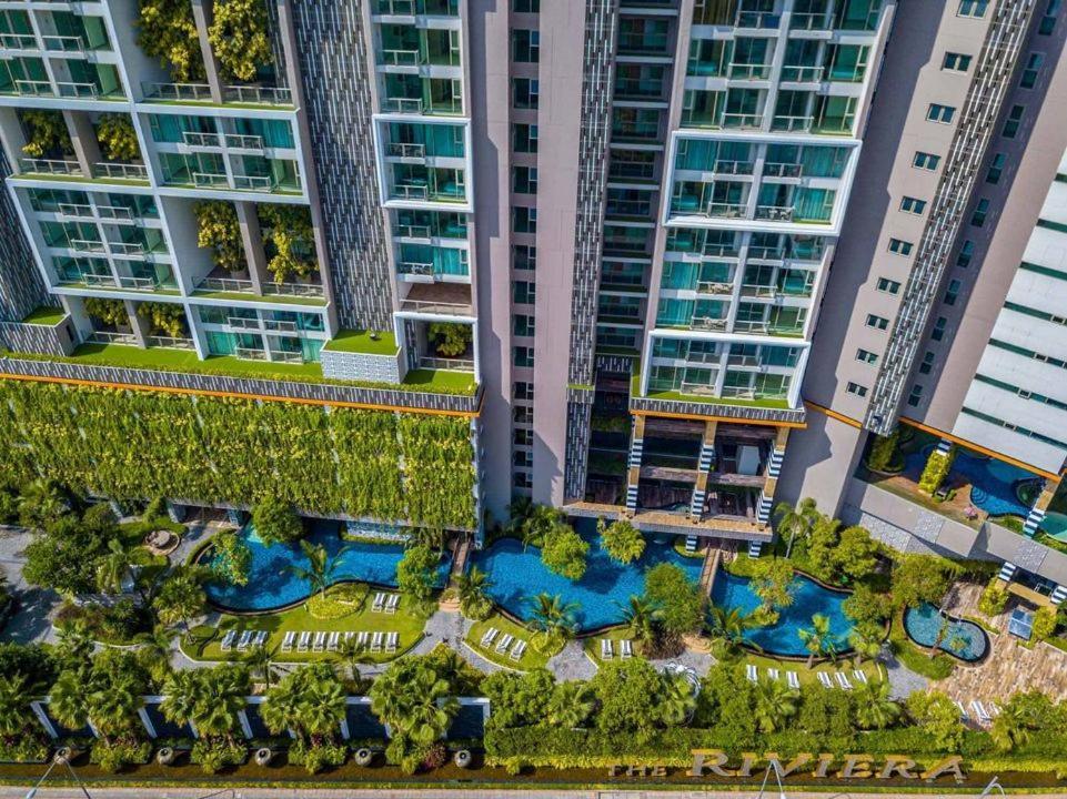 The Riviera Jomtien Studio Sea View High Floor Lägenhet Exteriör bild